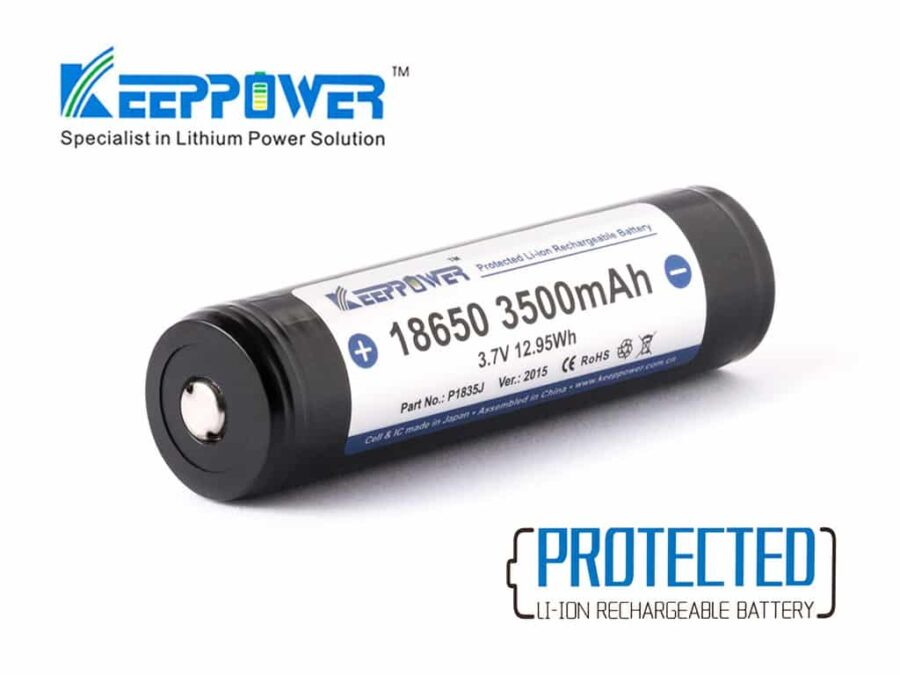 Keeppower 18650 3500mah protected 10a