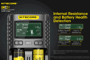 Nitecore ums2 зарядно устройство