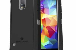 Калъф zerolemon за samsung s5 сиво-черен