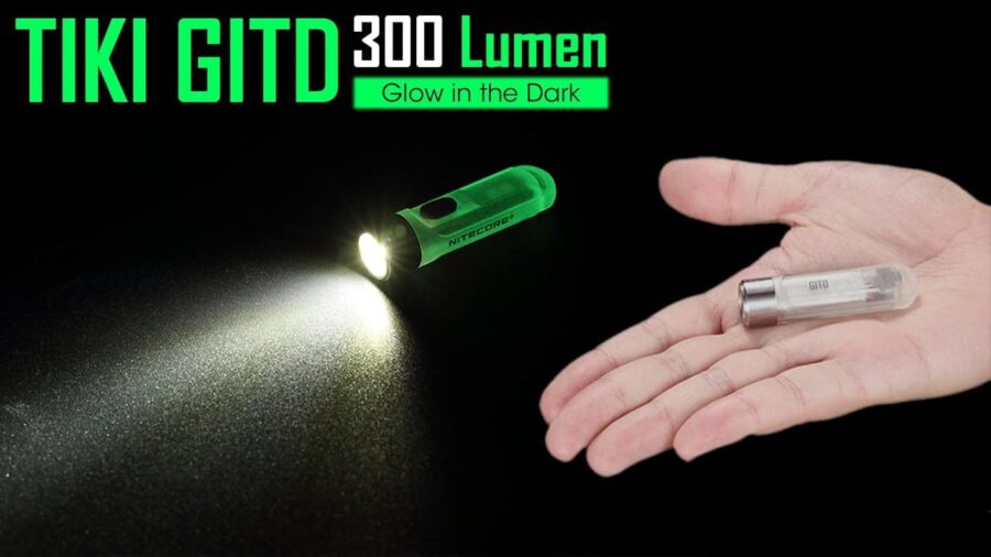 Фенер за ключодържател nitecore tiki gitd