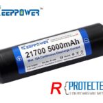 Keeppower 21700 5000mAh Protected 15A