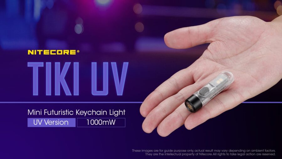 Фенер за ключодържател Nitecore Tiki UV
