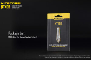 Сгъваем титаниев нож Nitecore NTK05