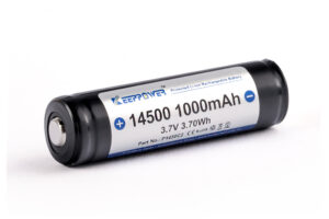 Батерия KeepPower 14500A 1000mAh със защита за фенери