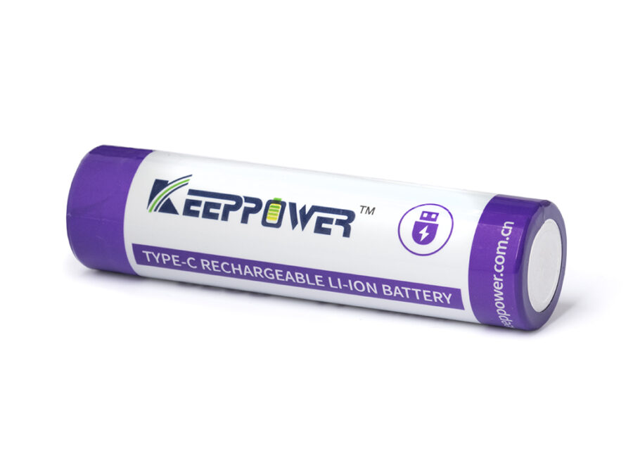 Батерия Keeppower 18650 3500mAh 8A със защита и USB Type-C порт