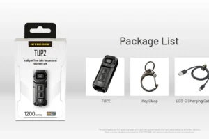 Фенер за ключодържател Nitecore TUP2 black