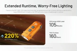 Фенер за ключодържател Nitecore Tip3 black