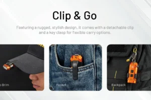 Фенер за ключодържател Nitecore Tip3 black