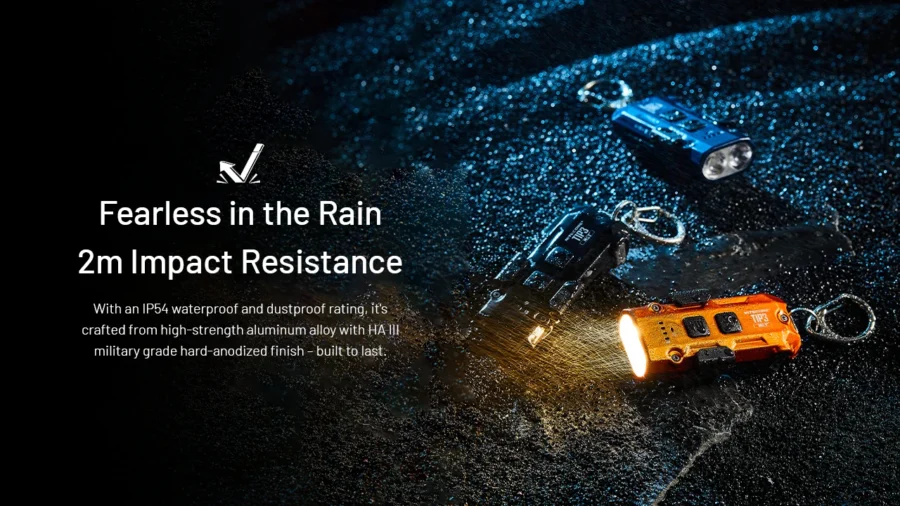 Фенер за ключодържател Nitecore Tip3 black